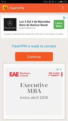 FlashVPN android App screenshot 0